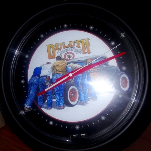 Duluth Trading Company Hot Rod Collectable Clock - Picture 2 of 5